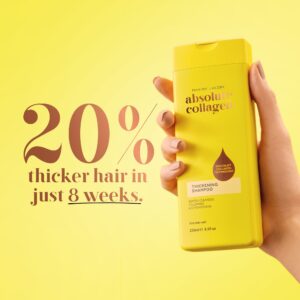 Equilino Collagen Complex Hair Thickening Shampoo - 3x250ml for Fuller, Stronger Hair