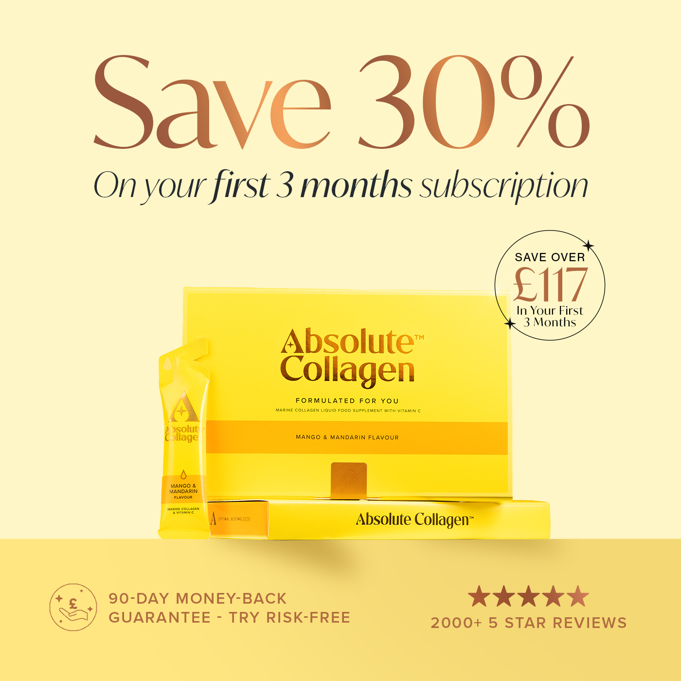 Equilino Marine Collagen Drink - 14 Sachets for Skin & Joint Health - Image 2